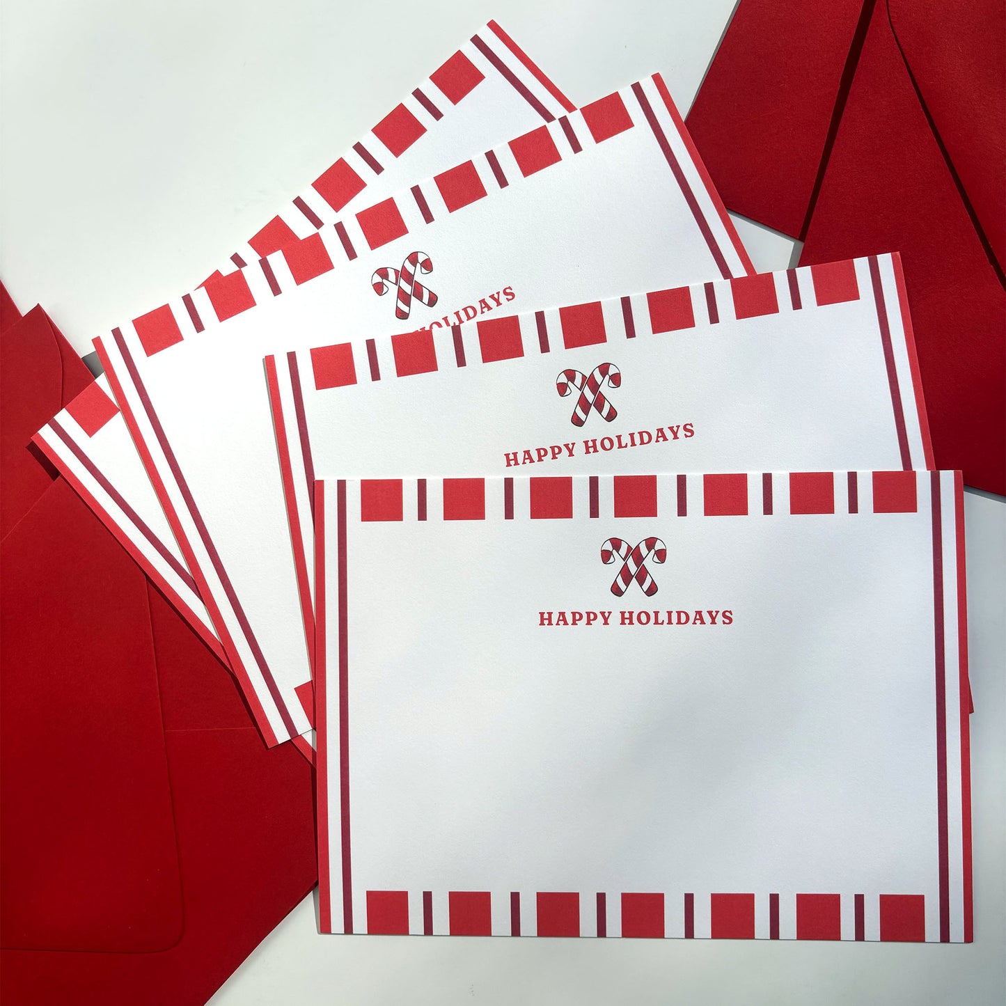 Candy Cane Stationery