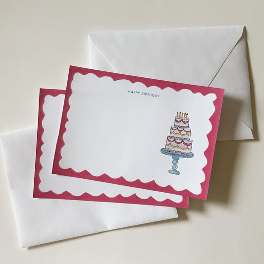 Birthday Cake Stationery