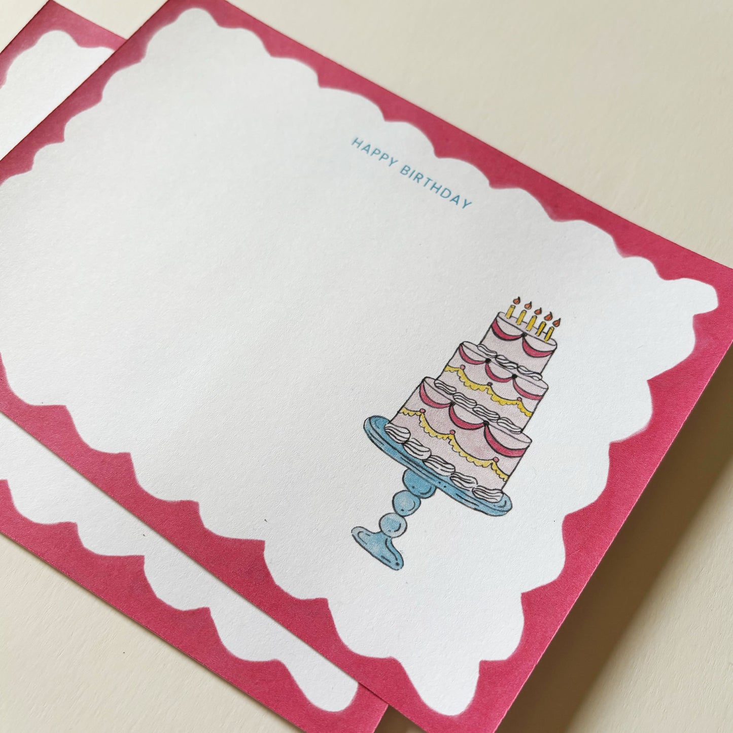 Birthday Cake Stationery