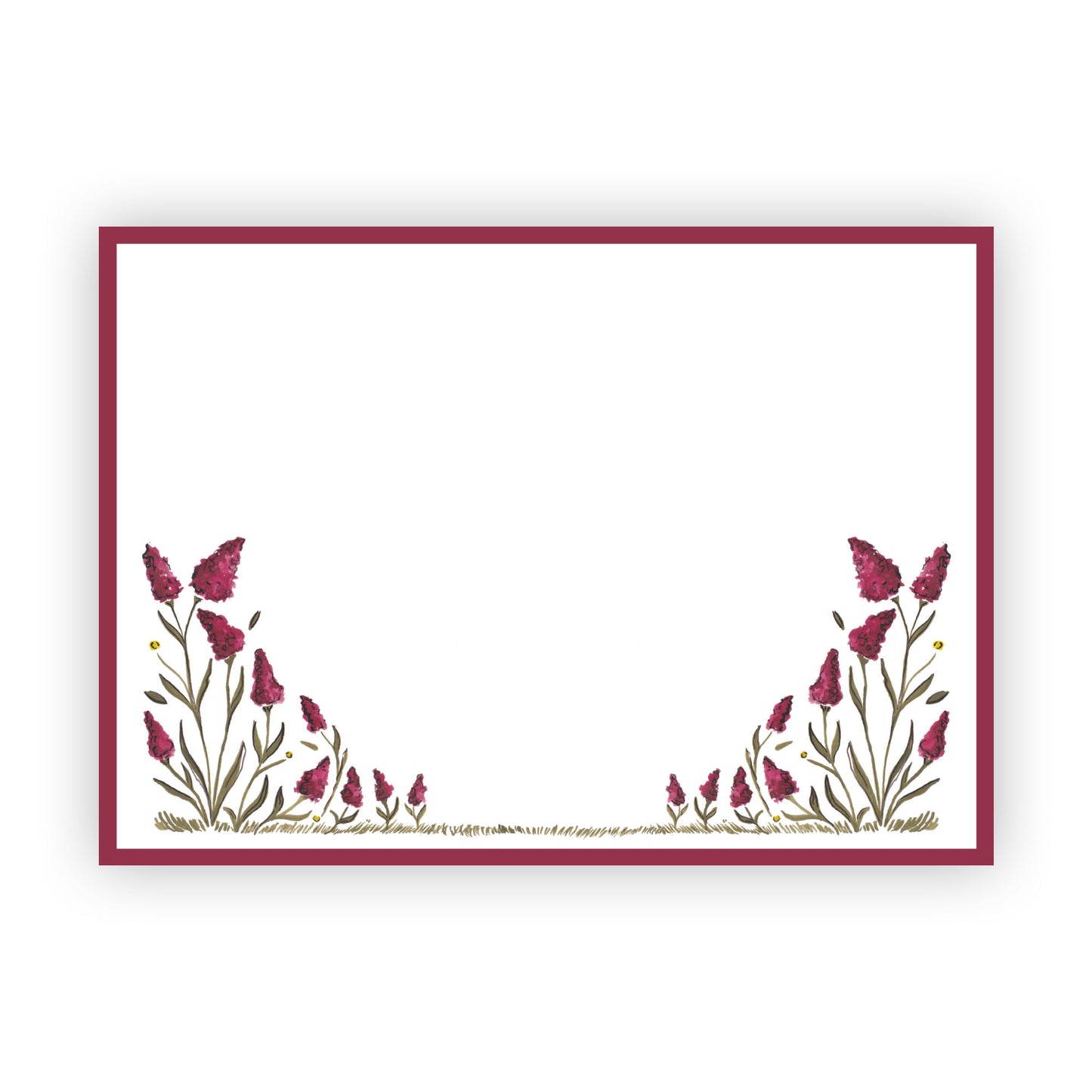 Fall Flowers Stationery