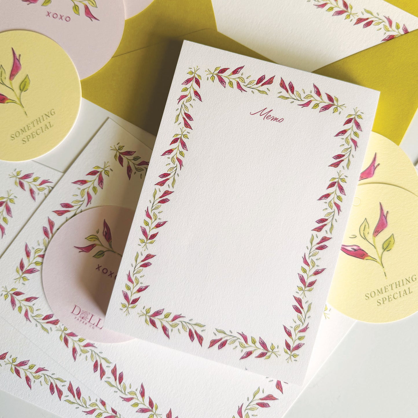 Calla Lilly Notepad