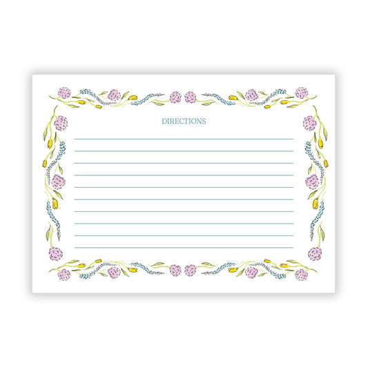 Cotton Tail Collection Recipe Card