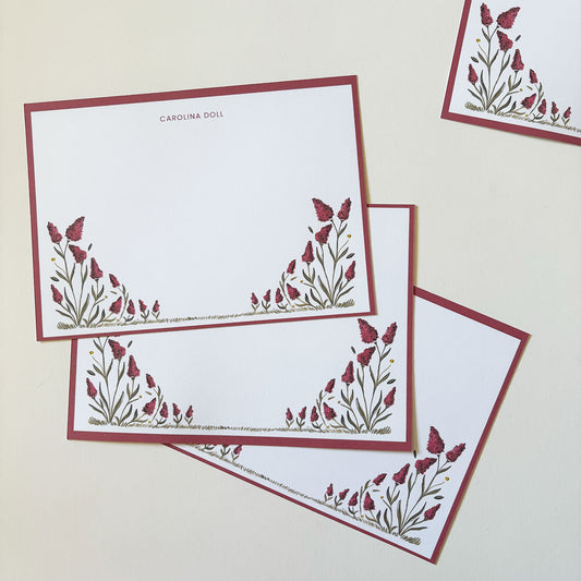Fall Flowers Stationery
