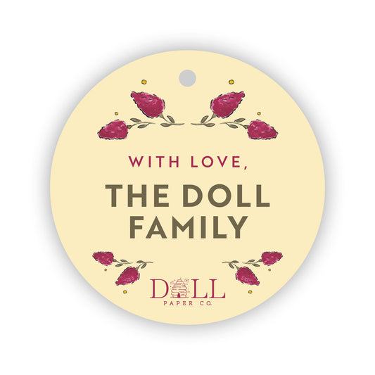 Fall Flowers Gift Tags