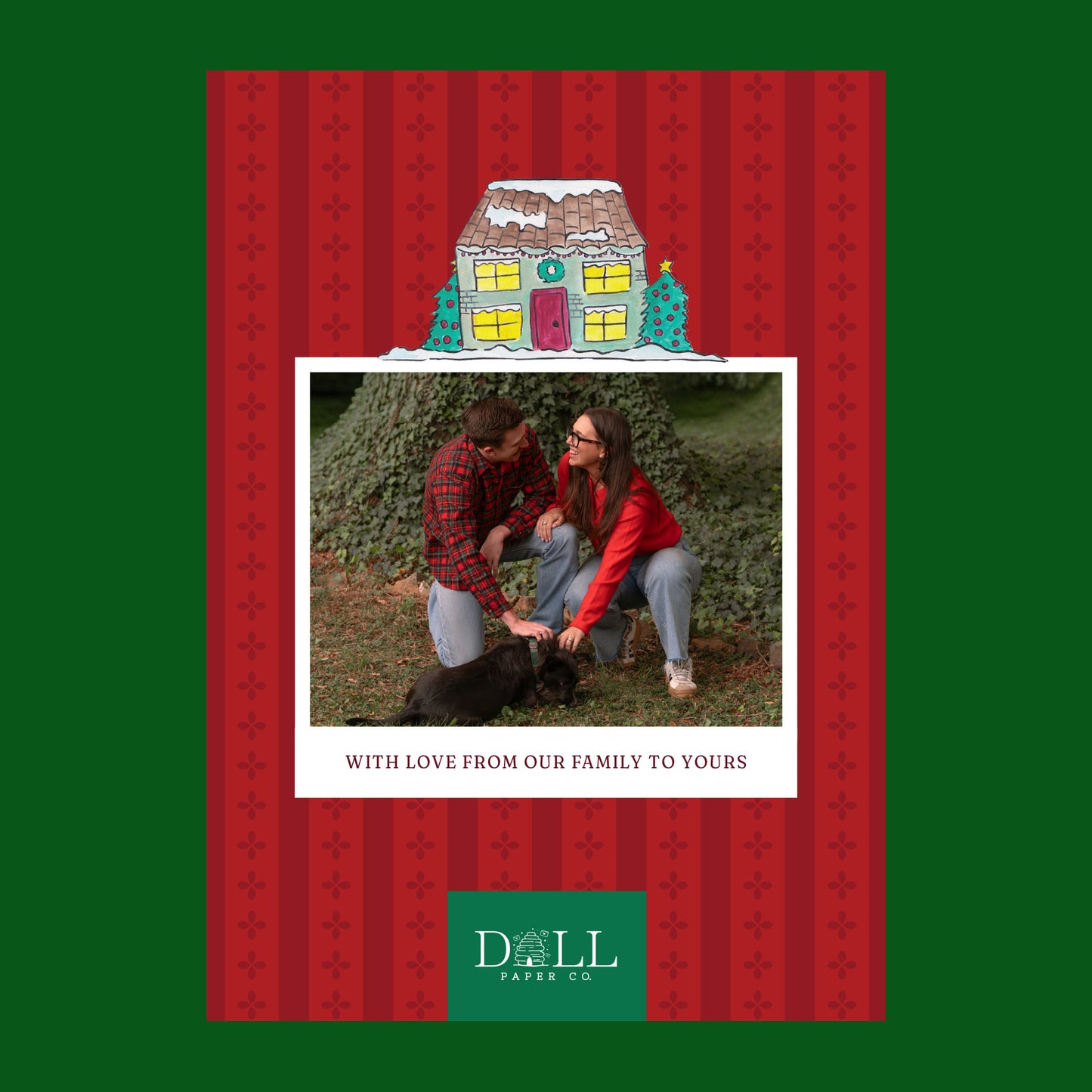 "Holly Jolly" Holiday Card