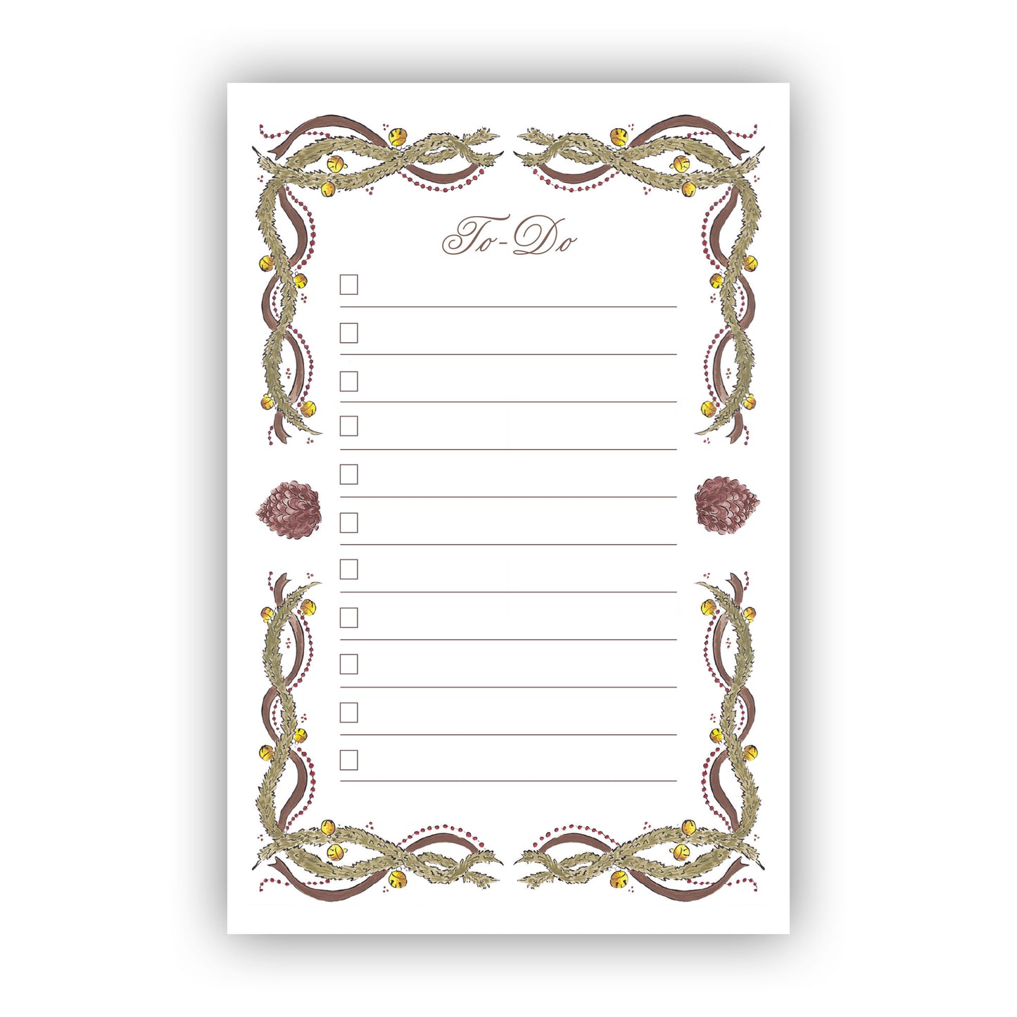 Jingle and Pine Notepad