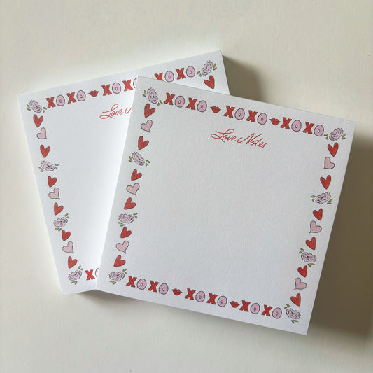 Love Notes Notepad