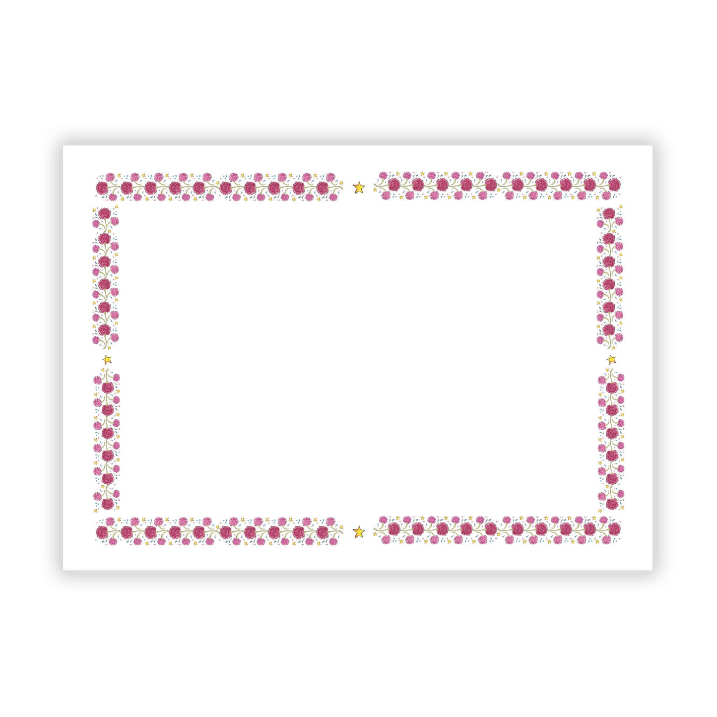 Pink Chrysanthemum Stationery