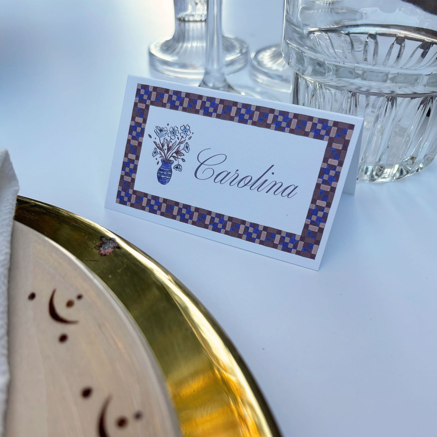 Cozy Quilt Collection Place Cards