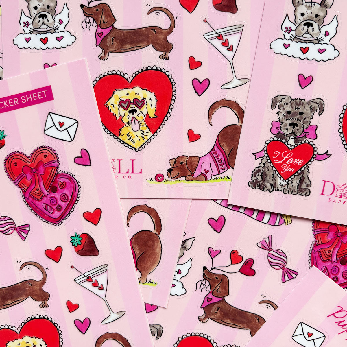 Puppy Love Sticker Sheet