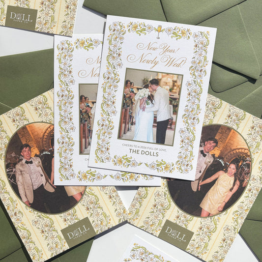 Cheers to Forever New Year's Card