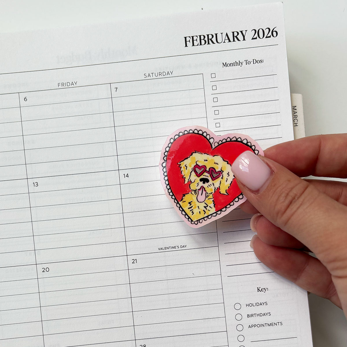 Puppy Love Sticker Sheet