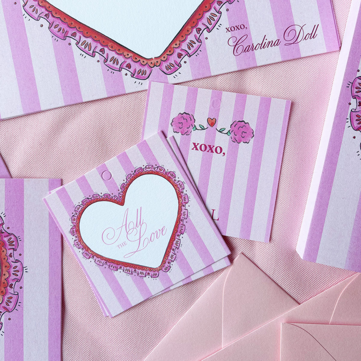 Vintage Heart Valentine Gift Tags