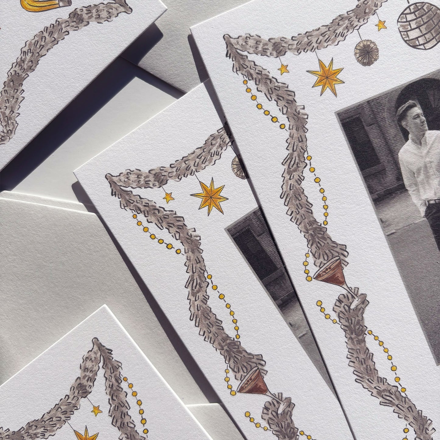 Champagne Wishes New Year's Card