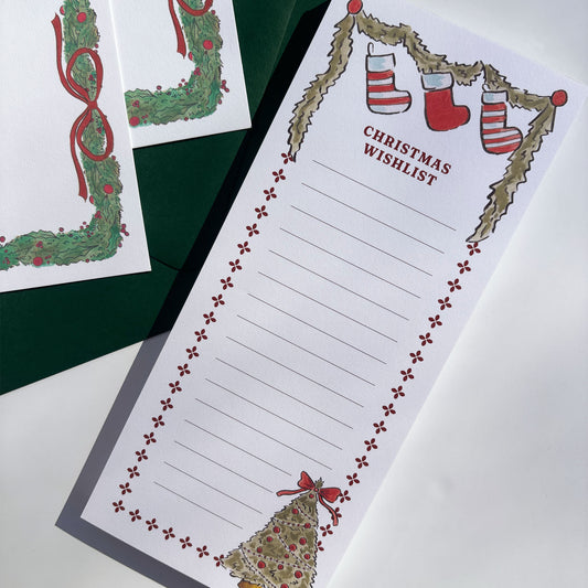 Christmas Wishlist Notepad