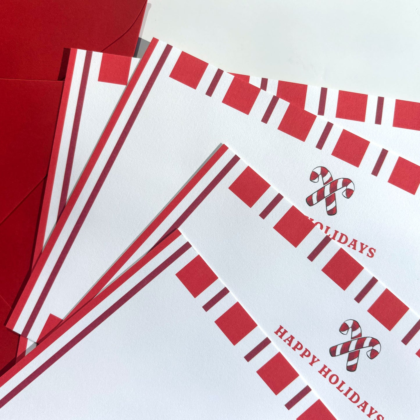Candy Cane Stationery