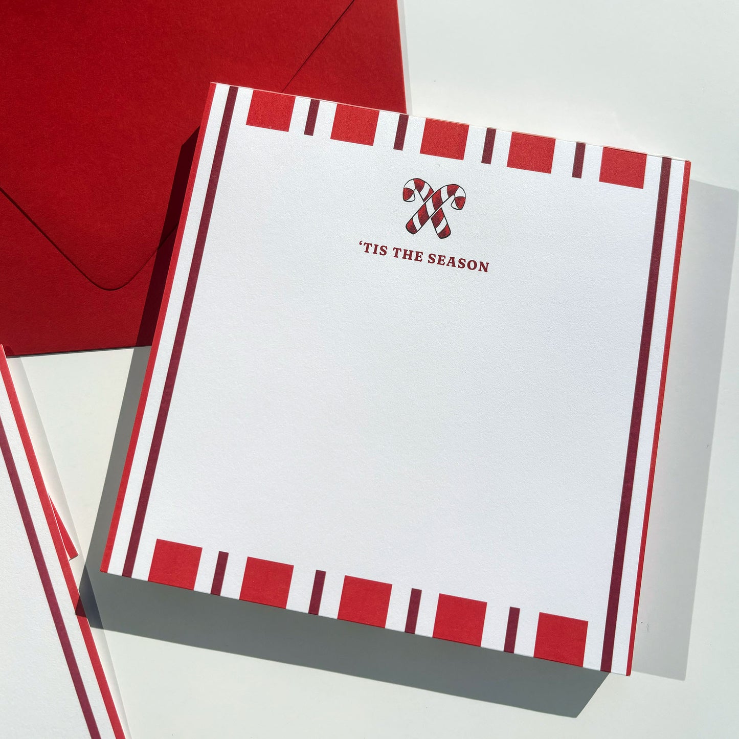 Candy Cane Notepad