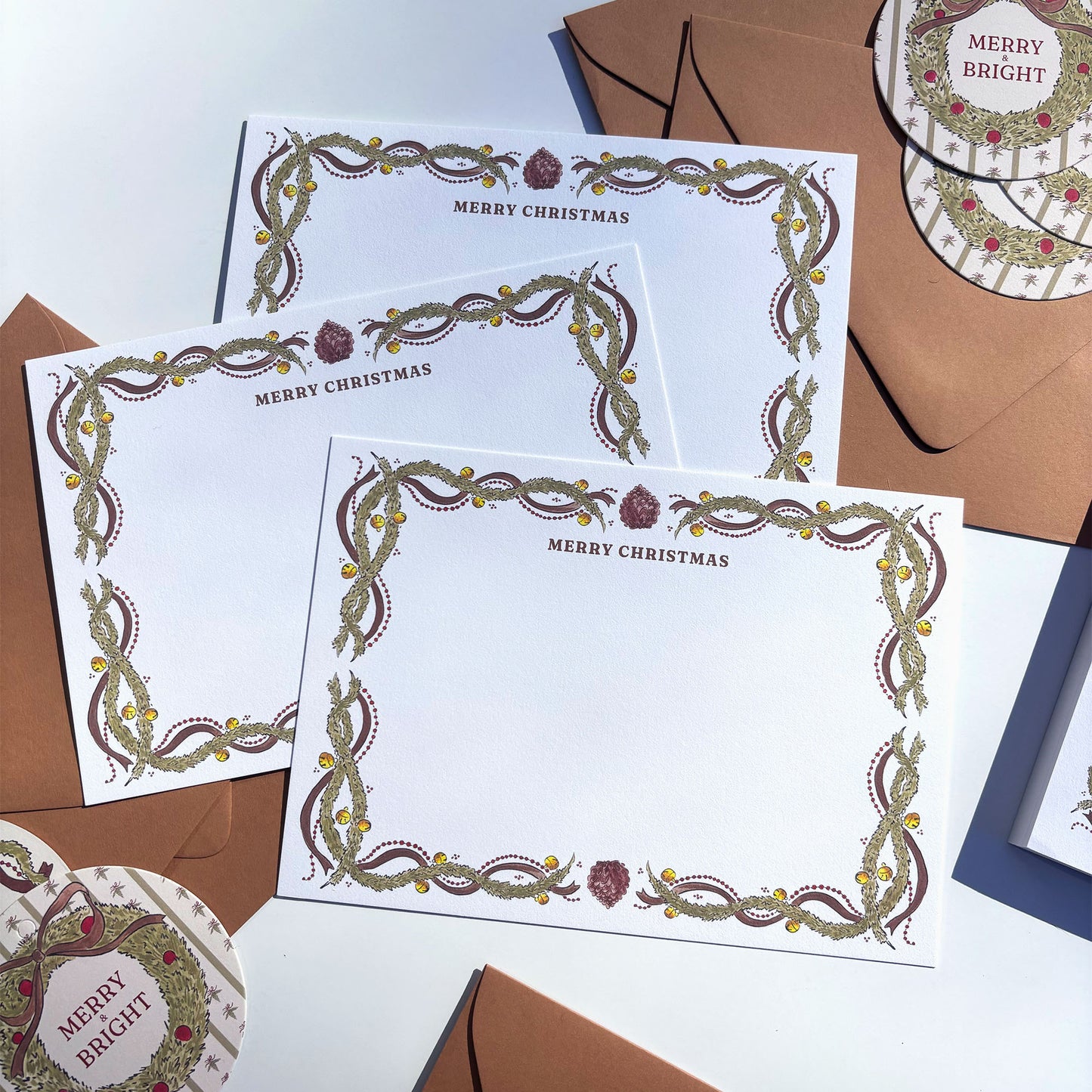 Jingle And Pine Gift Tag