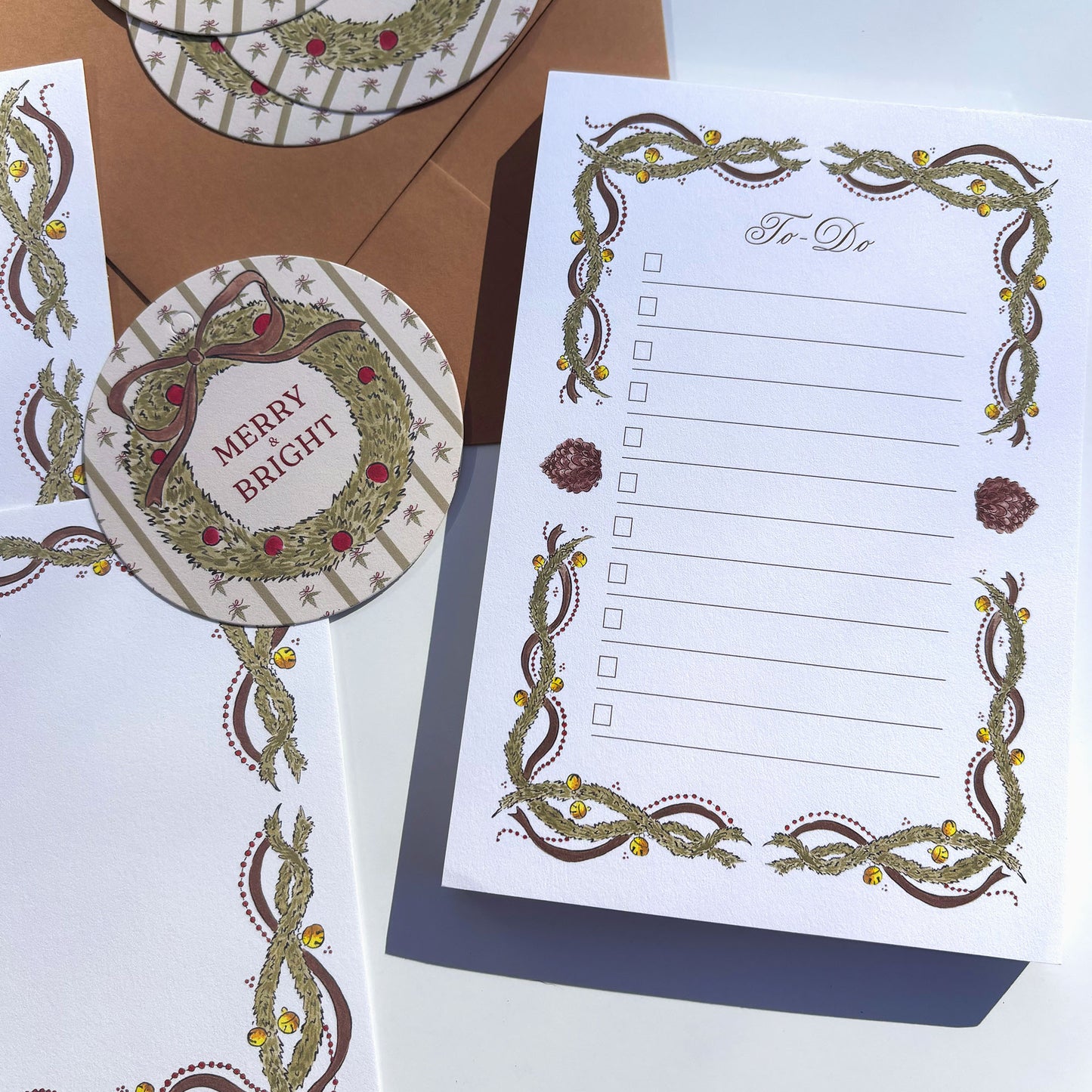 Jingle And Pine Gift Tag