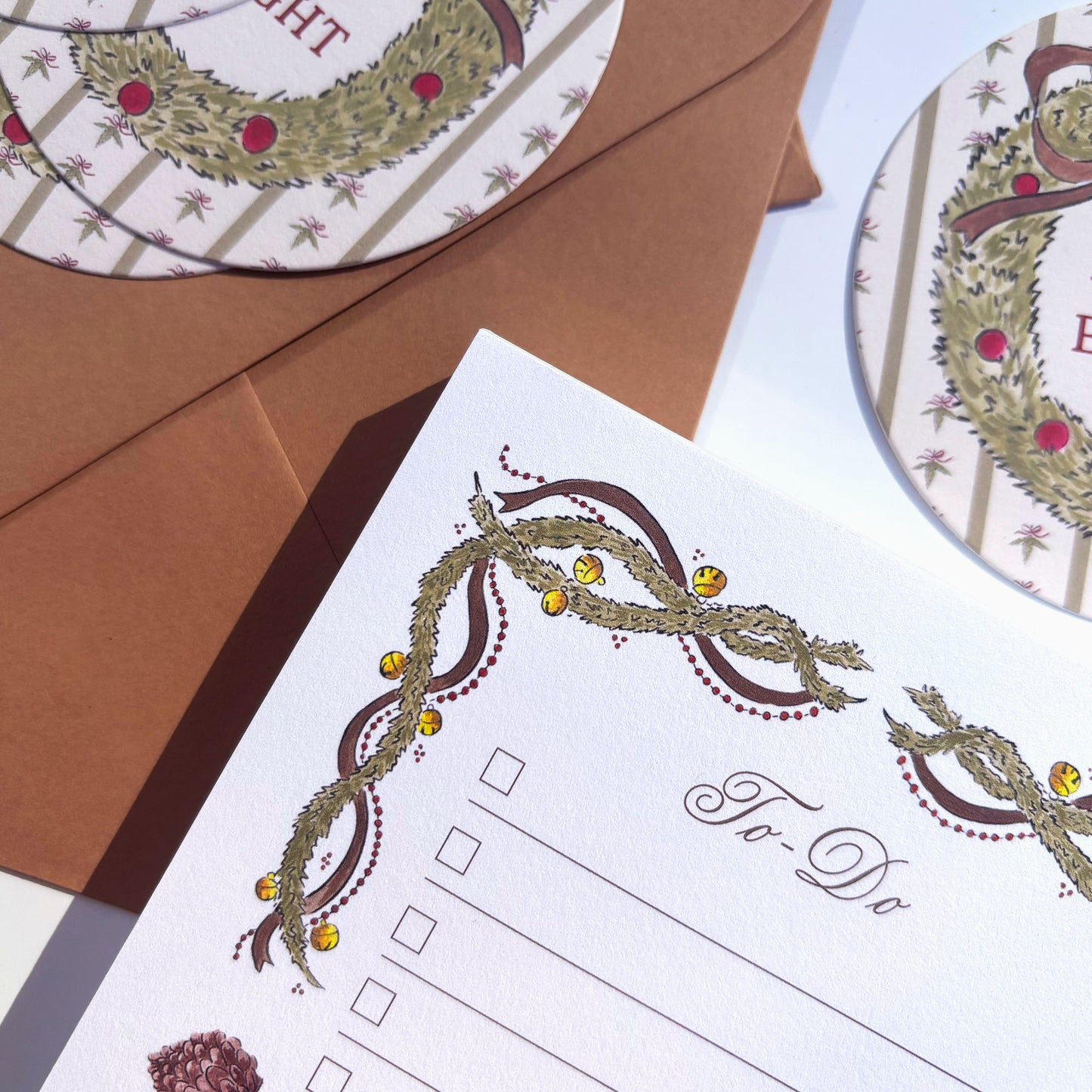 Jingle and Pine Notepad