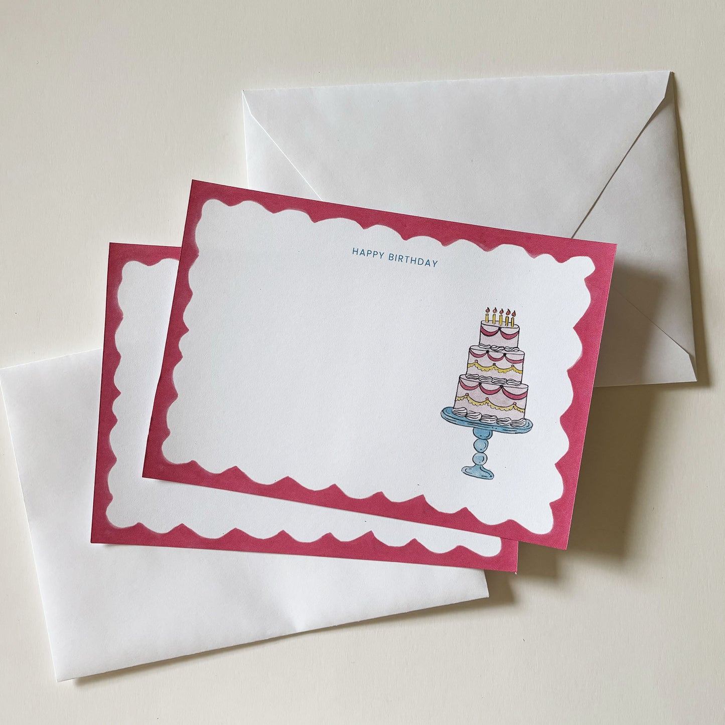 Birthday Cake Stationery