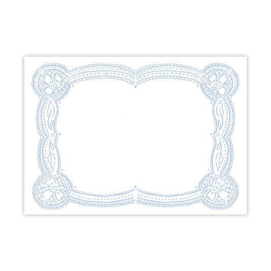 Blue Lace Stationery
