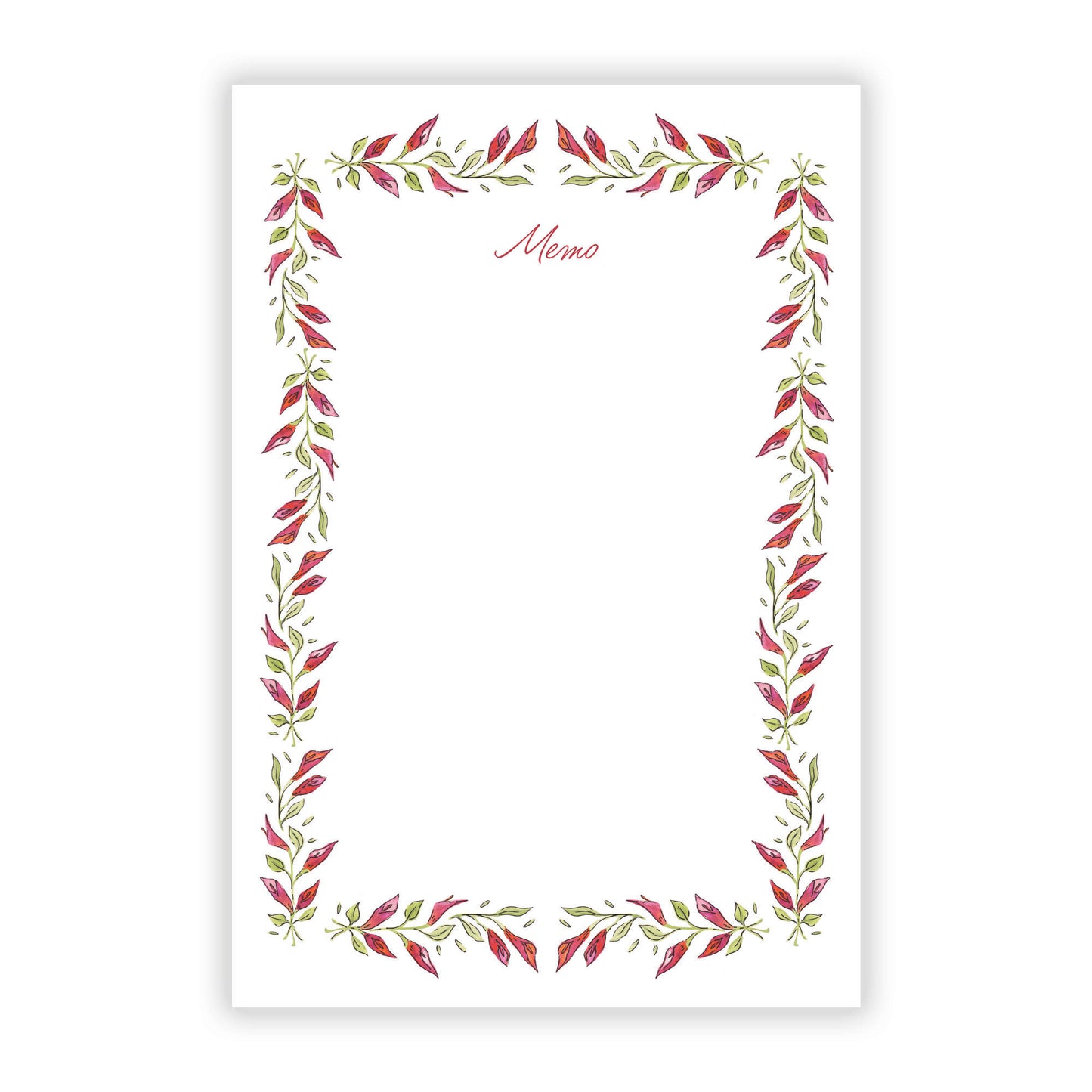 Calla Lilly Notepad