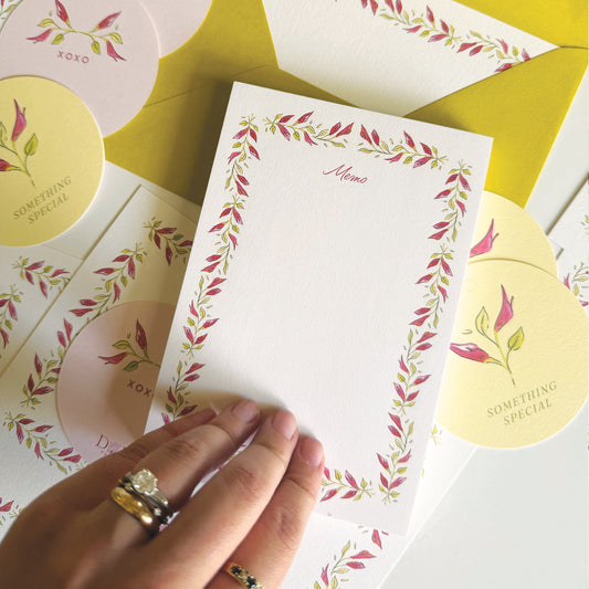 Calla Lilly Notepad