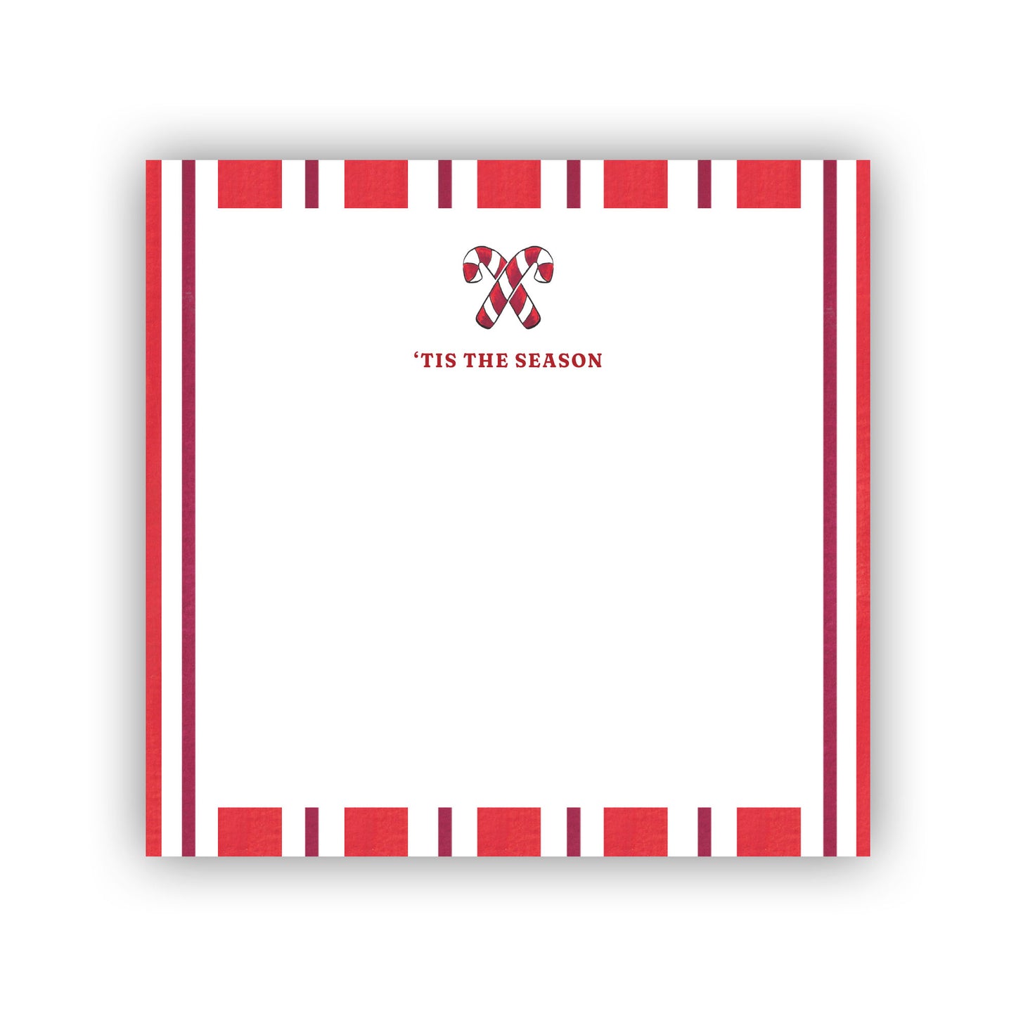 Candy Cane Notepad