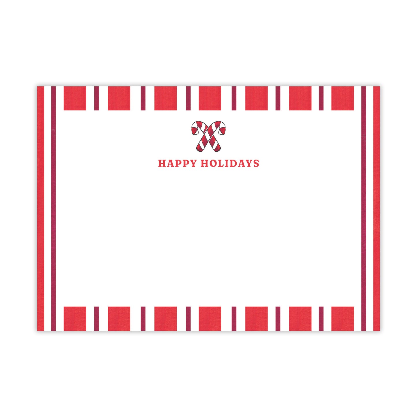 Candy Cane Stationery