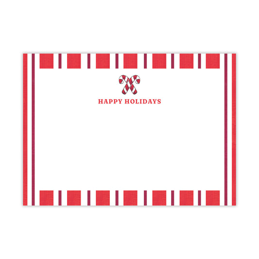 Candy Cane Stationery