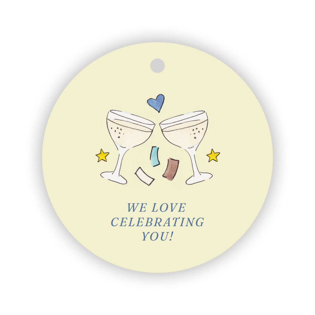 Champagne Toast Gift Tags