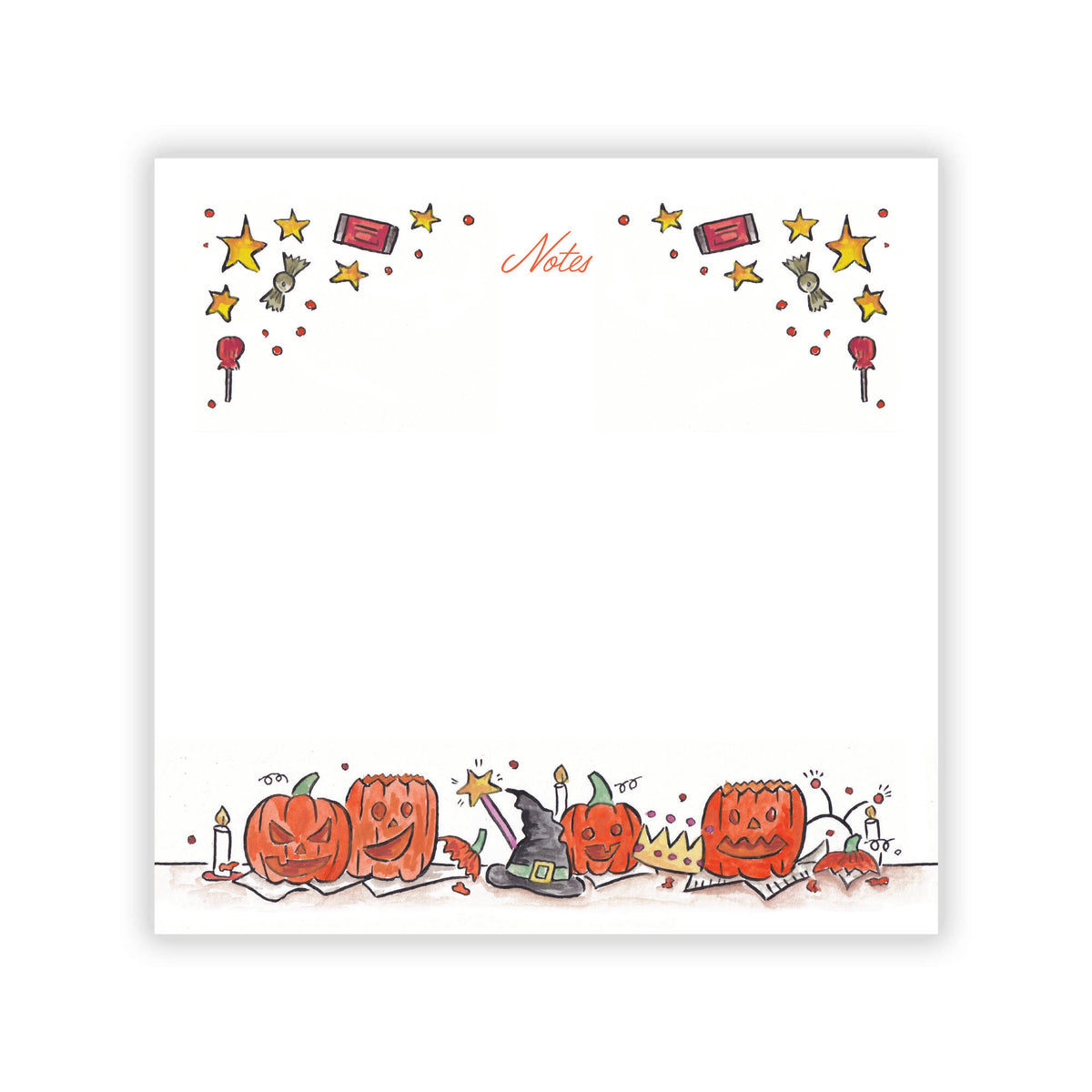 Nostalgic Halloween Notepad