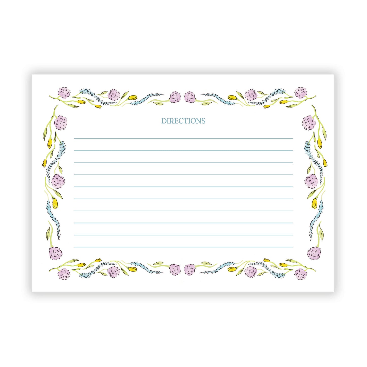 Cotton Tail Collection Recipe Card