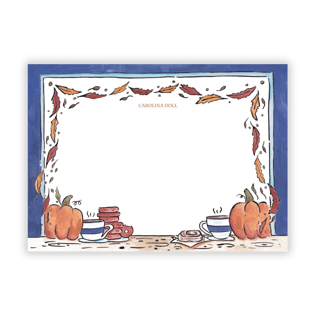 Fall Coffee Shop Stationery
