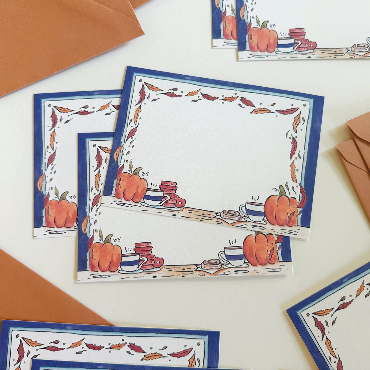 Fall Coffee Shop Stationery