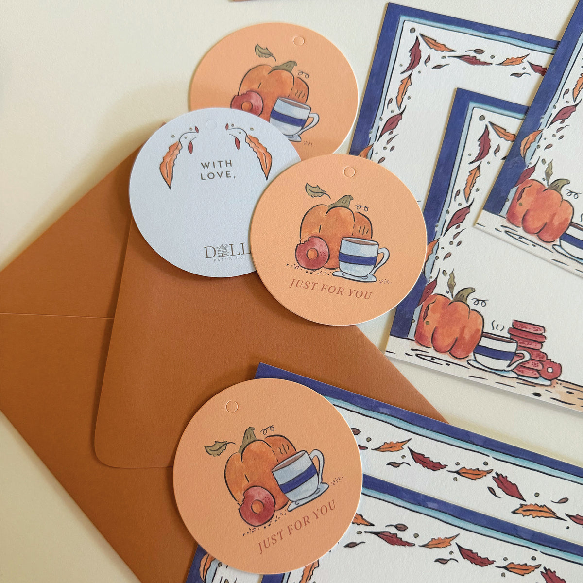 Fall Coffee Shop Stationery