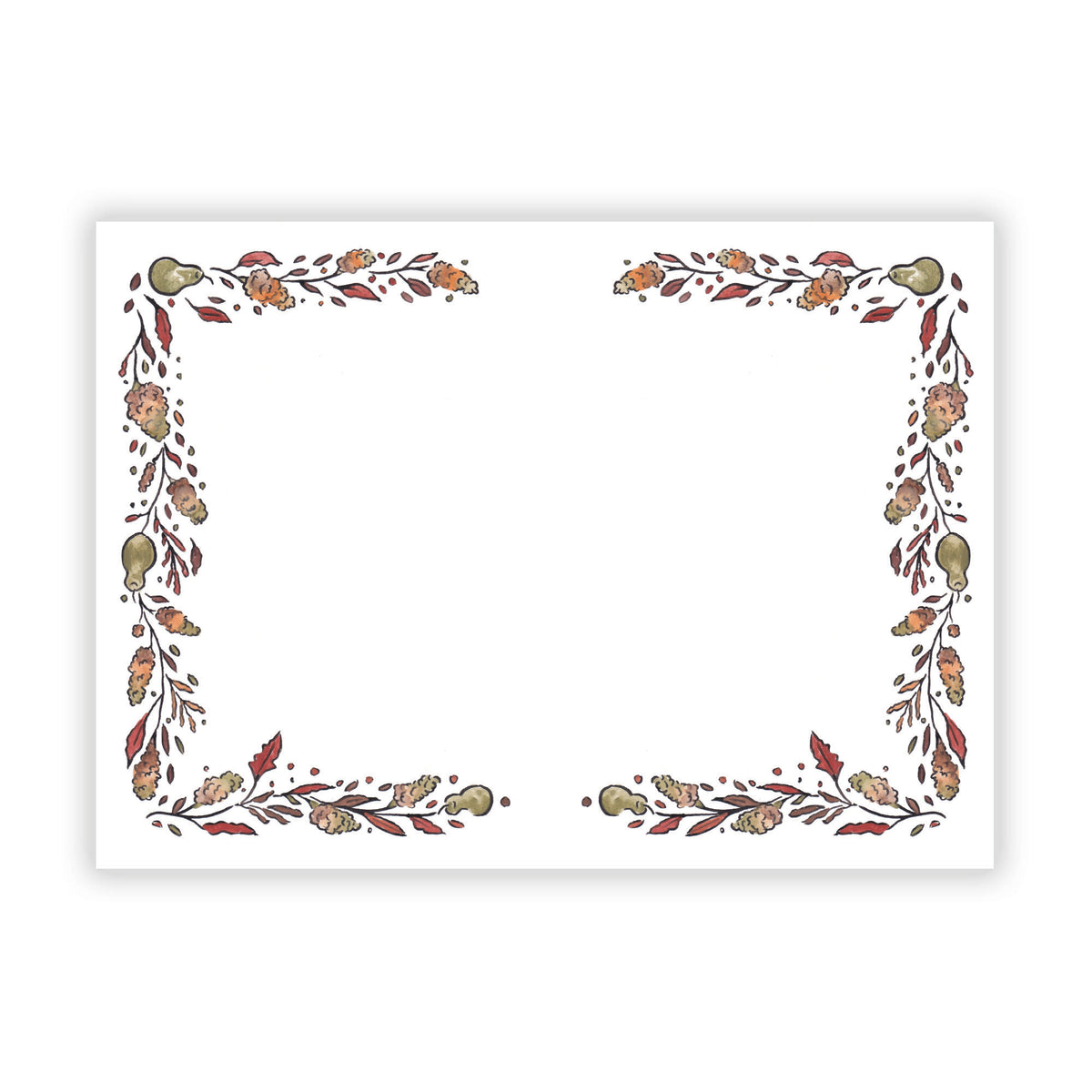 Fall Dried Florals Stationery