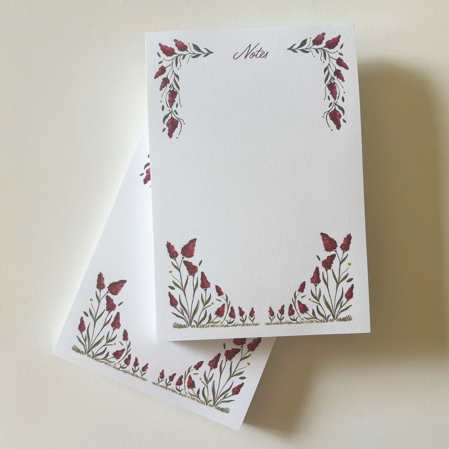 Fall Flowers Notepad