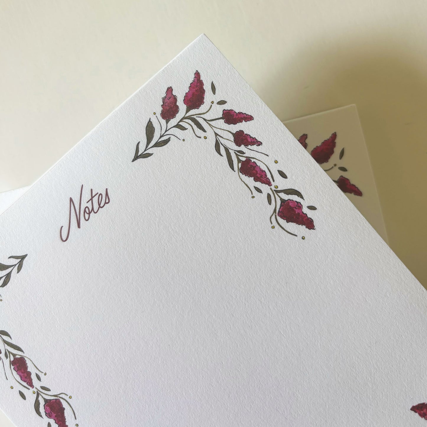 Fall Flowers Notepad