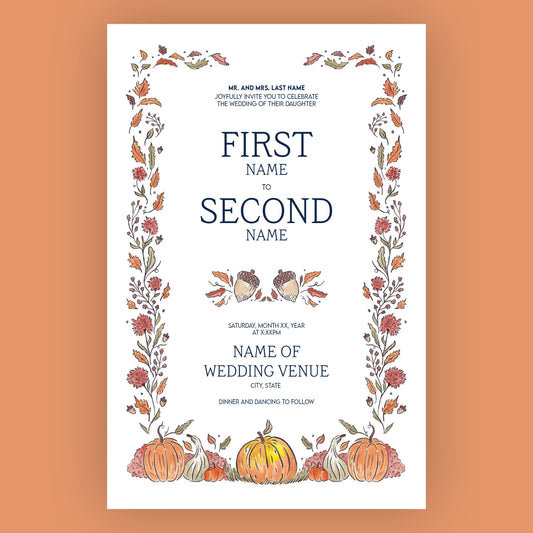 Fall Suite Main Invitation