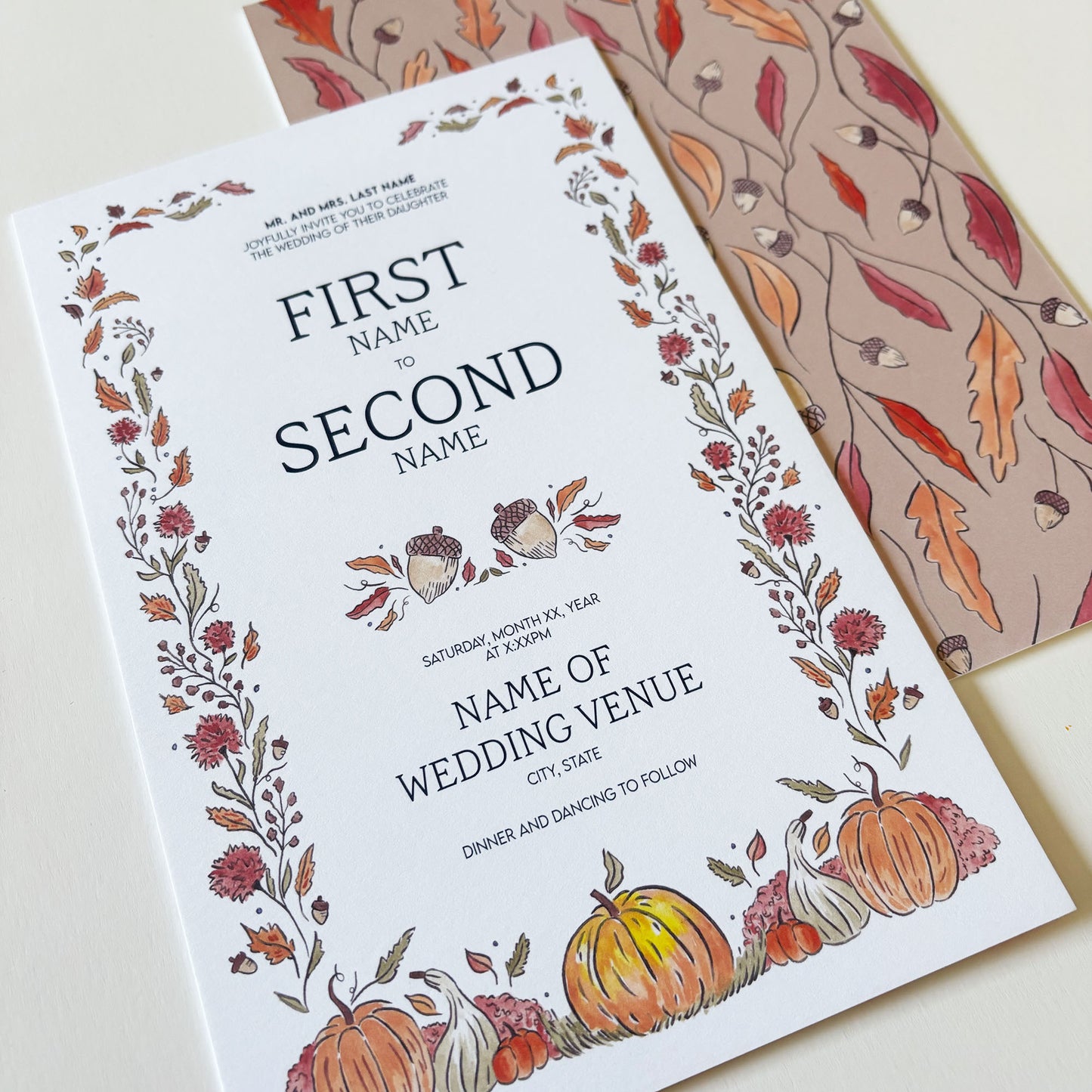 Fall Suite Main Invitation