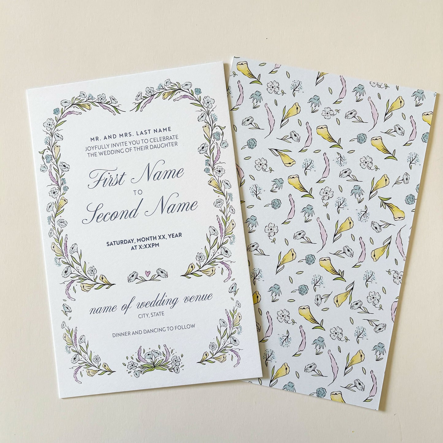 Spring Suite Main Invitation