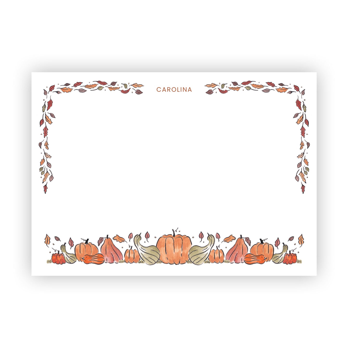 Pumpkin Patch Stationery