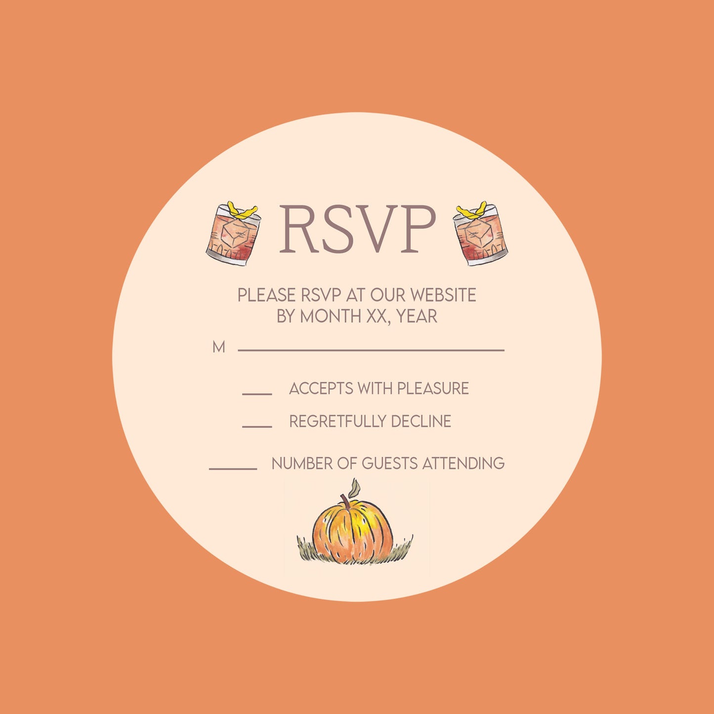 Fall Suite RSVP Card