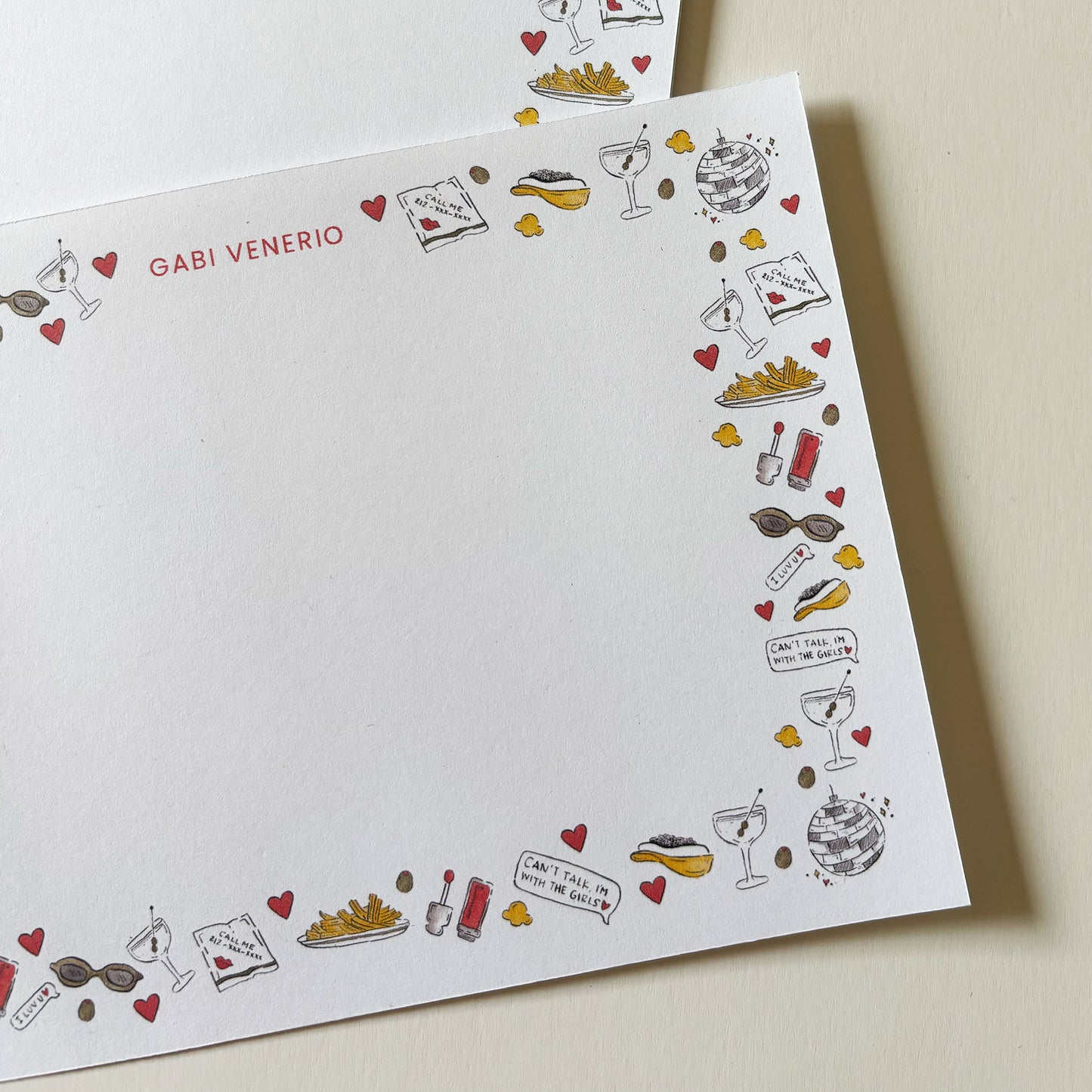 Girls Night Stationery