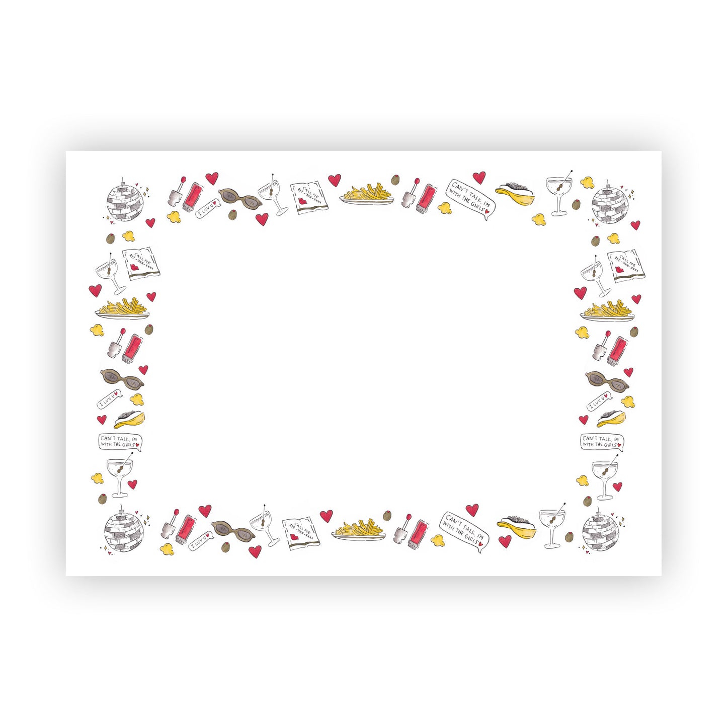 Girls Night Stationery