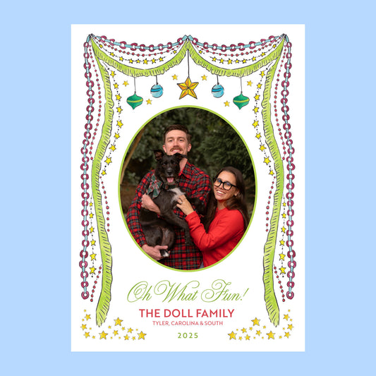 "Oh What Fun" Holiday Card