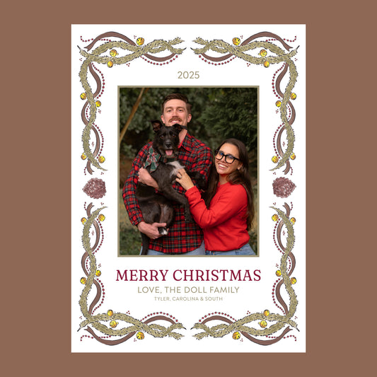 "Jingle & Pine" Holiday Card