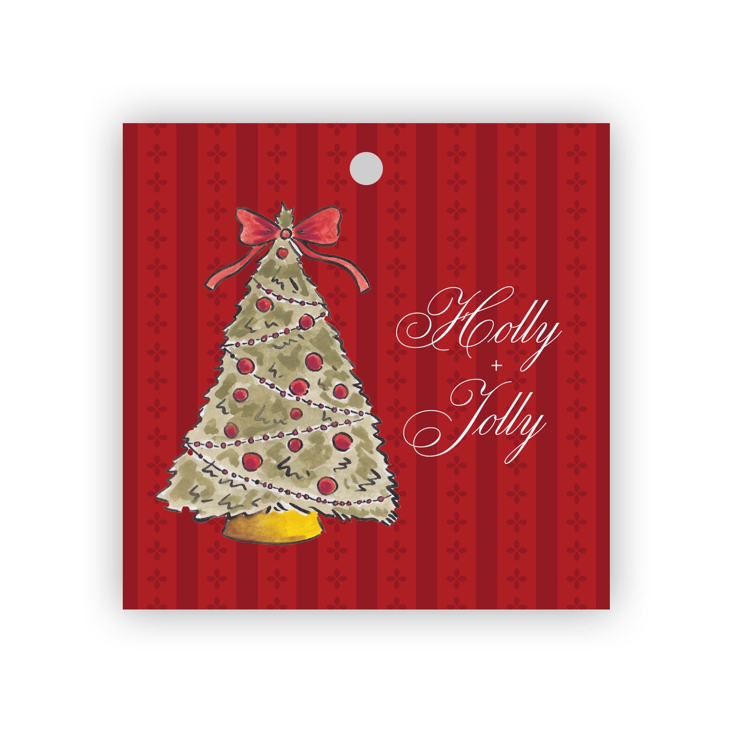 Holly Jolly Gift Tag
